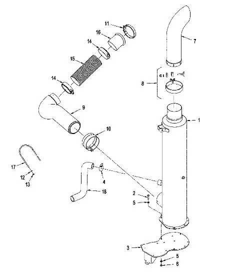 87614022 - Глушитель